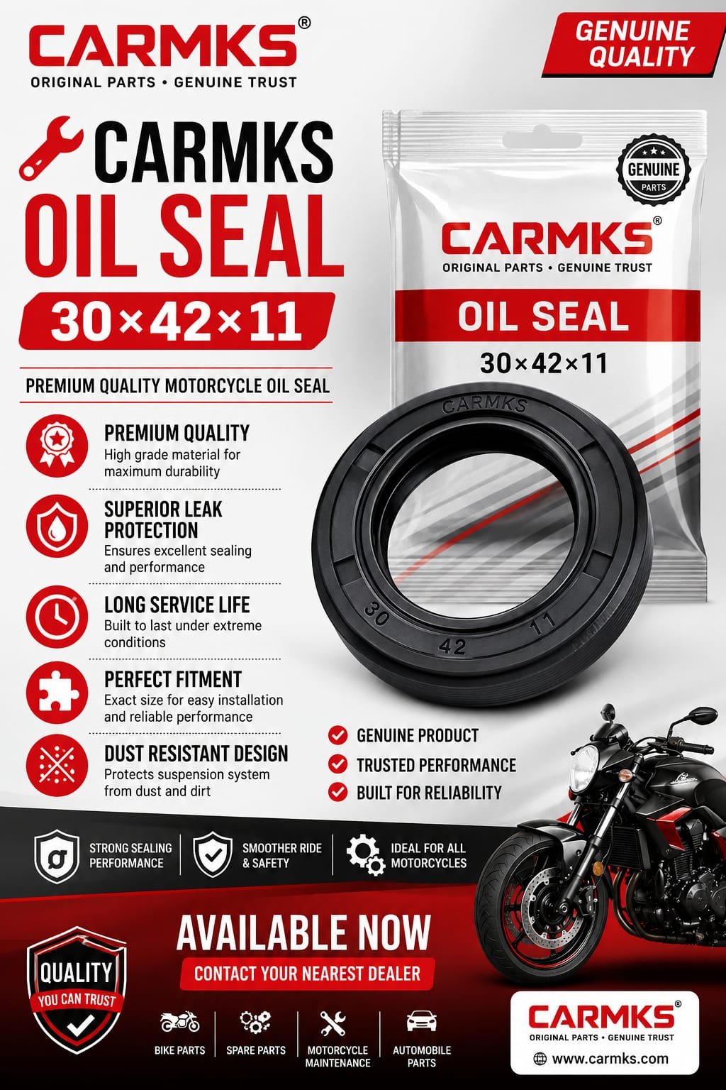 38662690447-OIL SEAL 30*42*11