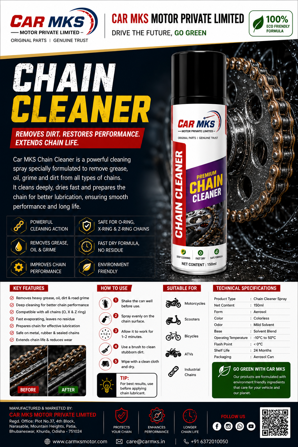 0386385042-Chain Cleaner